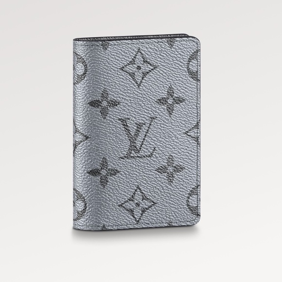 *SOLD* New Louis Vuitton Taiga Pocket Organizer in Gunmetal Grey *Authentic* - Picture 8 of 11
